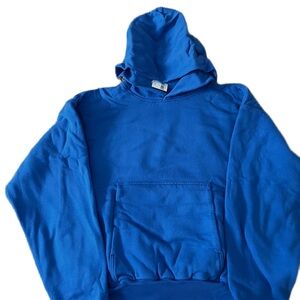 Yeezy x GAP Heavyweight Double Layered Perfect Hoodie Blue SIZE SMALL BRAND NEW